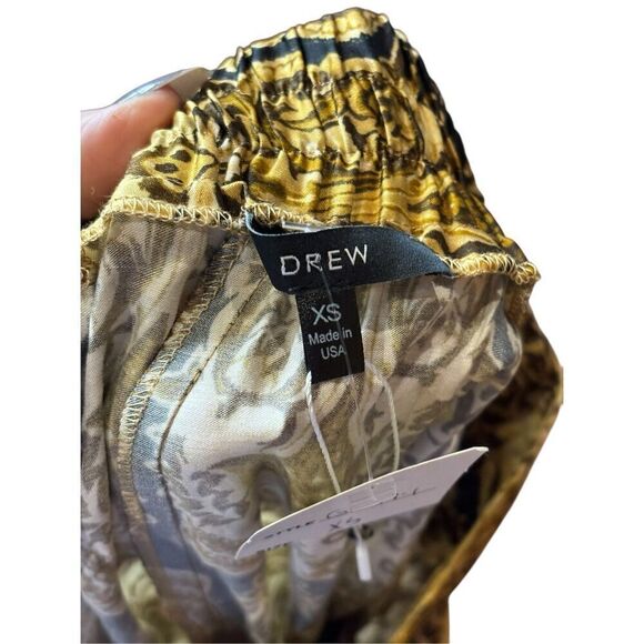 Drew Black & Gold Wide Leg Pant NWT Size XS - Picture 3 of 4